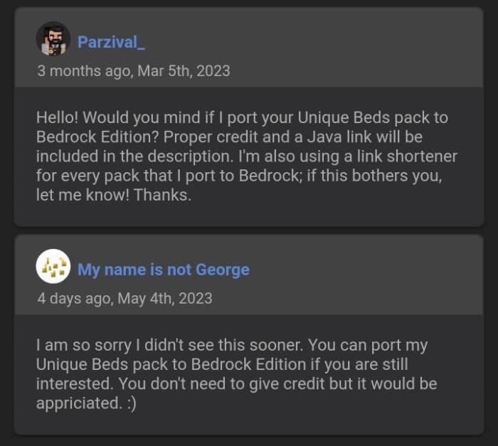 My name is not George's Permission for Parzival