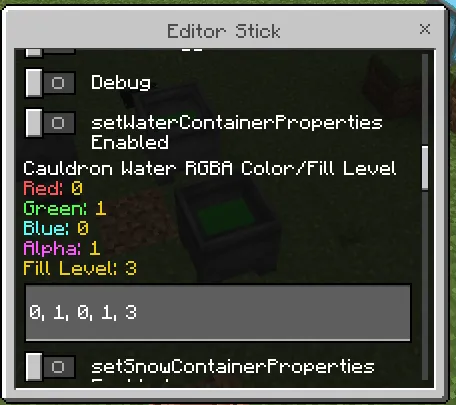 Editor Stick GUI: Screenshot 3