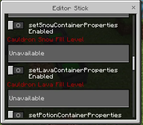 Editor Stick GUI: Screenshot 4