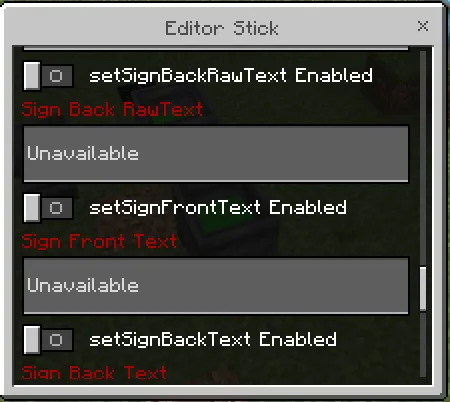 Editor Stick GUI: Screenshot 6