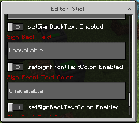 Editor Stick GUI: Screenshot 7
