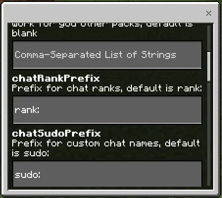 Global Settings GUI: Screenshot 2