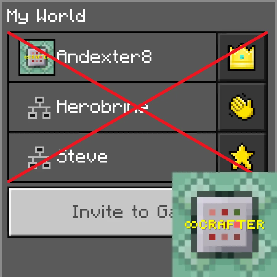Thumbnail: 8Crafter's Online Player Hider