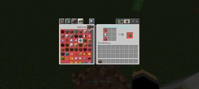 Creeper Diamond Recipe