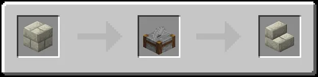 Limestone Bricks Stairs Recipe (Variant 4)