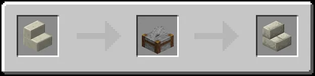 Limestone Bricks Stairs Recipe (Variant 6)