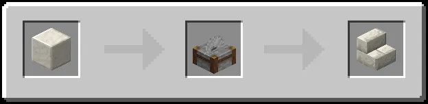 Marble Bricks Stairs Recipe (Variant 3)