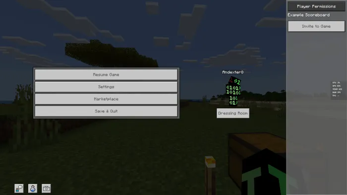 "Completely Remove the Player List" subpack with a list scoreboard