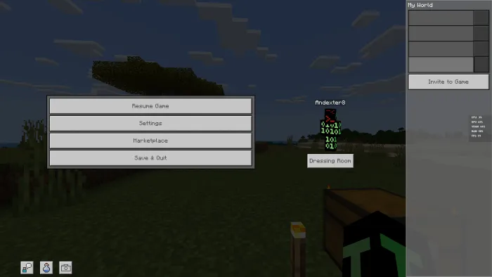 "Hide Only Some Info - Style 1" subpack without a list scoreboard