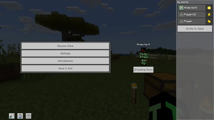 Without the pack enabled without a list scoreboard