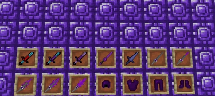 All Items in the Final Dragon Sword Addon