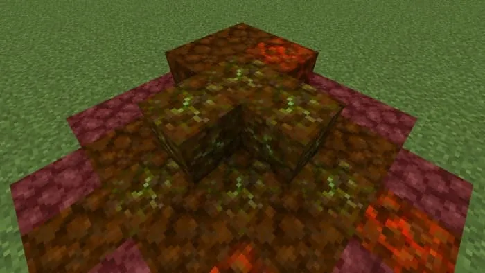 Heated Netherrack Olivine Ore