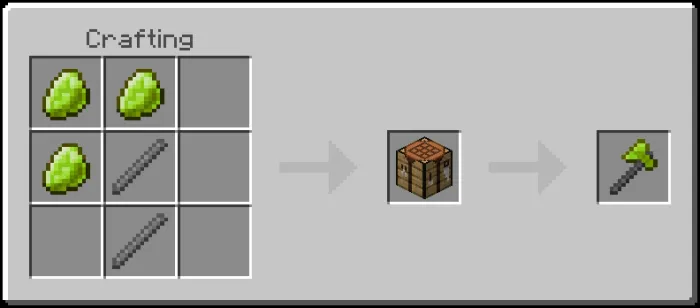 Olivine Axe Recipe