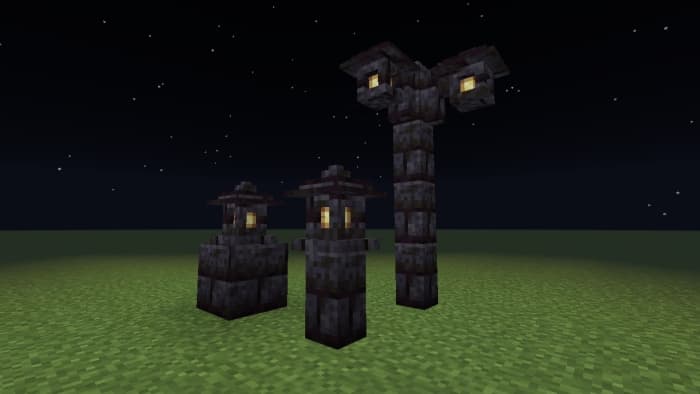 Polished Blackstone Bricks Lanterns