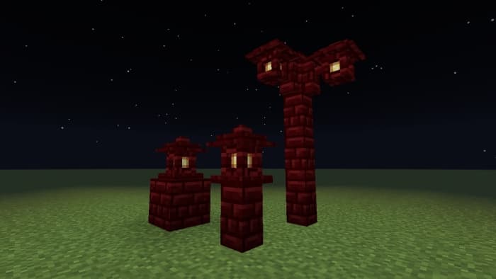 Red Nether Bricks Lanterns