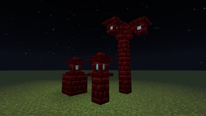 Red Nether Bricks Soul Lanterns