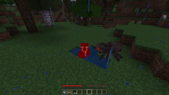 Minecraft, but... WATER HURTS: Screenshot