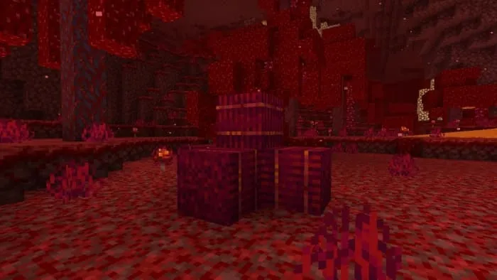 Crimson Roots Bale Pile