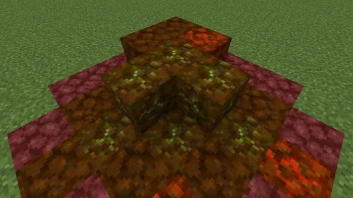 Heated Netherrack Olivine Ore