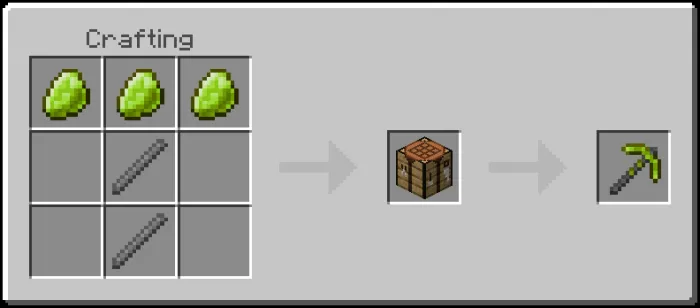 Olivine Pickaxe Recipe