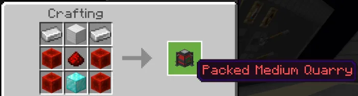 Packed Medium Quarry Recipe