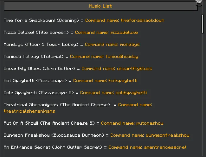Music List