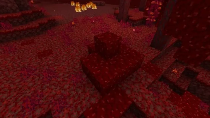 Crimson Fungus Bush
