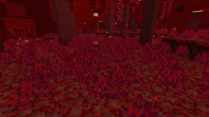 Crimson Roots Vegetation