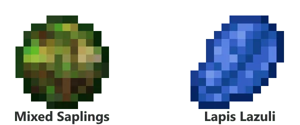 Mixed Saplings and Lapis Lazuli