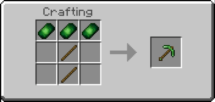 Nexus Pickaxe Recipe