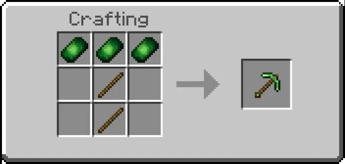 Nexus Pickaxe Recipe