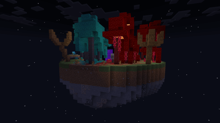 Nether Portal Island: Screenshot