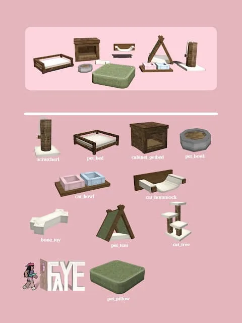 The FAYE Pet Furniture Catalog
