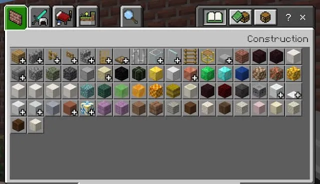The FAYE Wallpaper & Flooring Items in the Inventory