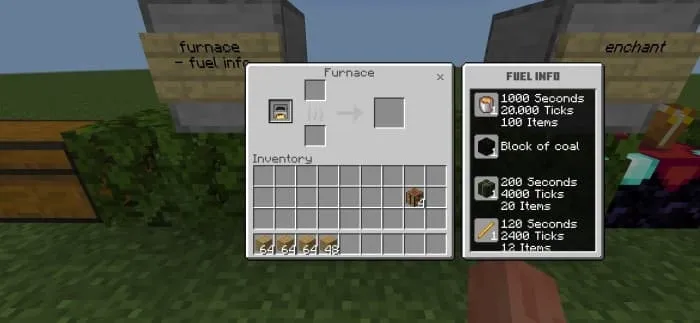 Furnace Screen: Screenshot