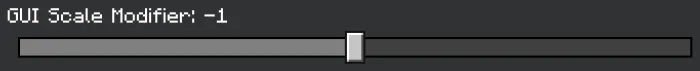 GUI Scale Modifier