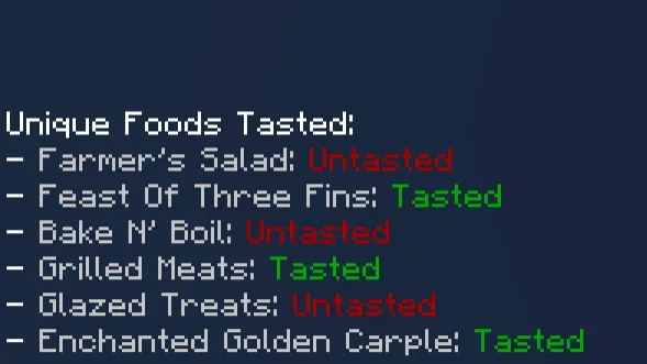 Unique Foods Tasted