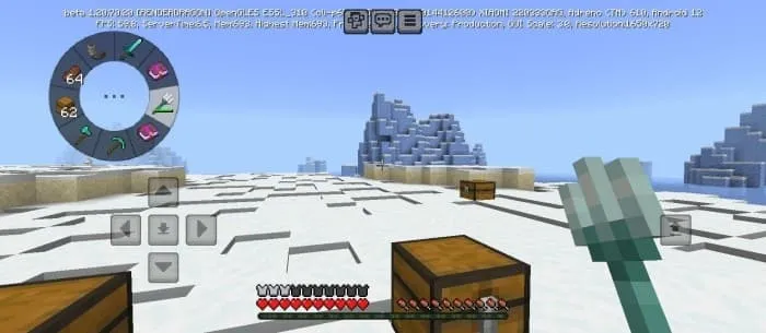 Circular Hotbar (Mobile): Screenshot