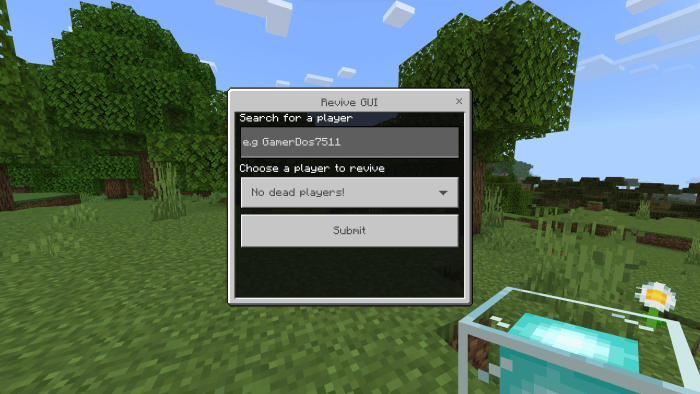 Revive GUI: Screenshot