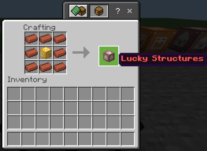 Lucky Structures Recipe