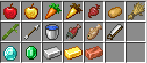 Available Items for Barrels