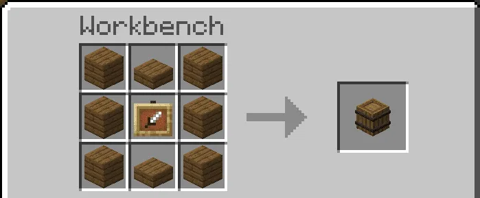 Barrels with Items Recipe