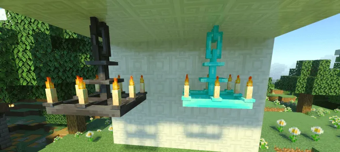 Netherite and Diamond Chandeliers: Screenshot