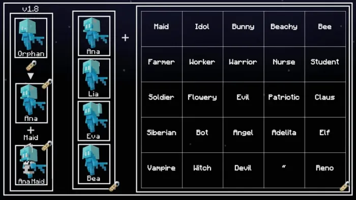 Allay Girls: All Names