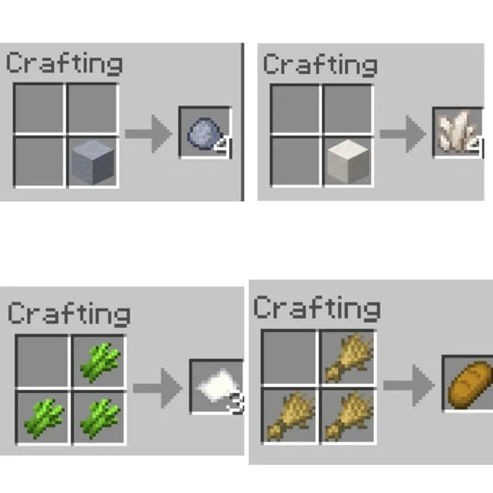 Clay, Quartz, Bread and Paper Recipes
