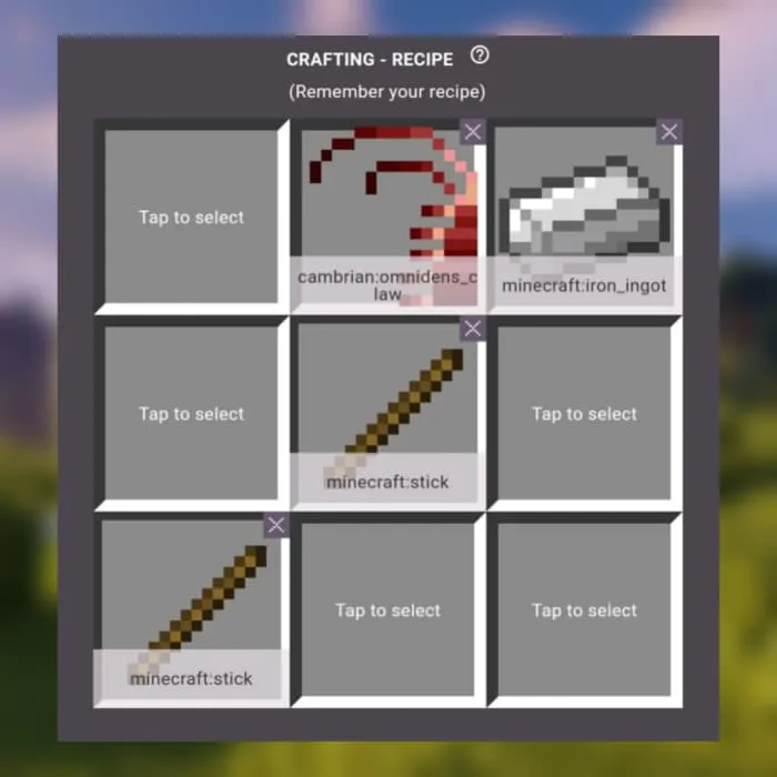 Omnidenis Scythe Recipe