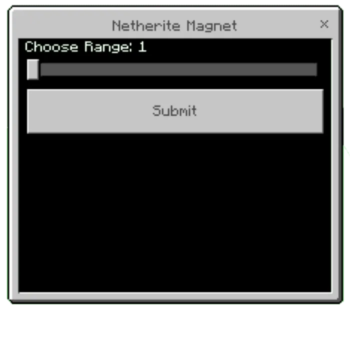 Netherite Magnet UI