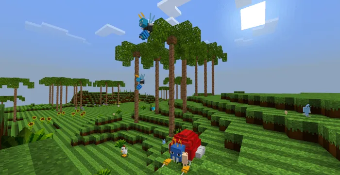 New Enemies and Creatures in the Green Hills Biome: Screenshot