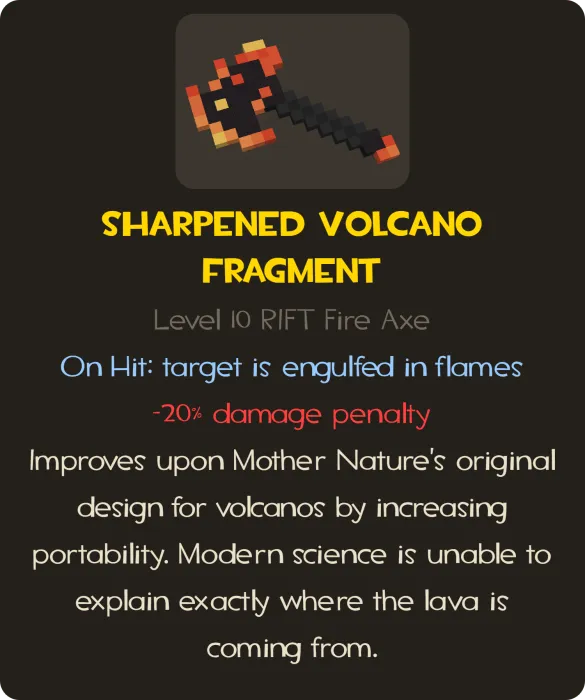 Sharpened Volcano Fragment
