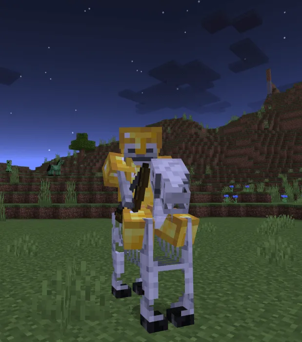 Skeleton on a Skeleton Horse: Screenshot